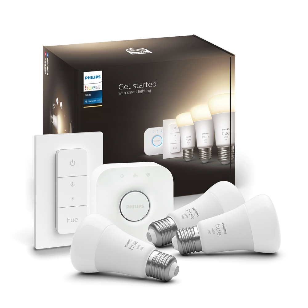 Philips HUE WHITE 9.5W A60 E27 EU STARTERKIT