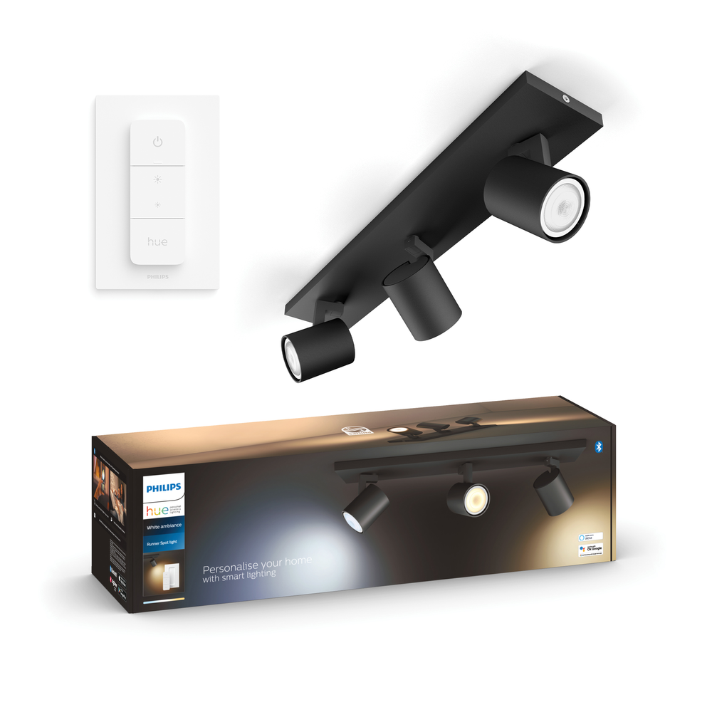 Philips RUNNER HUE BAR/TUBE BLACK 3X5W 230V