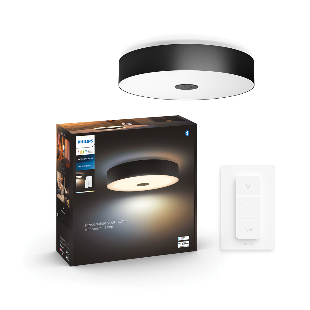 Philips FAIR HUE CEILING LAMP BLACK
