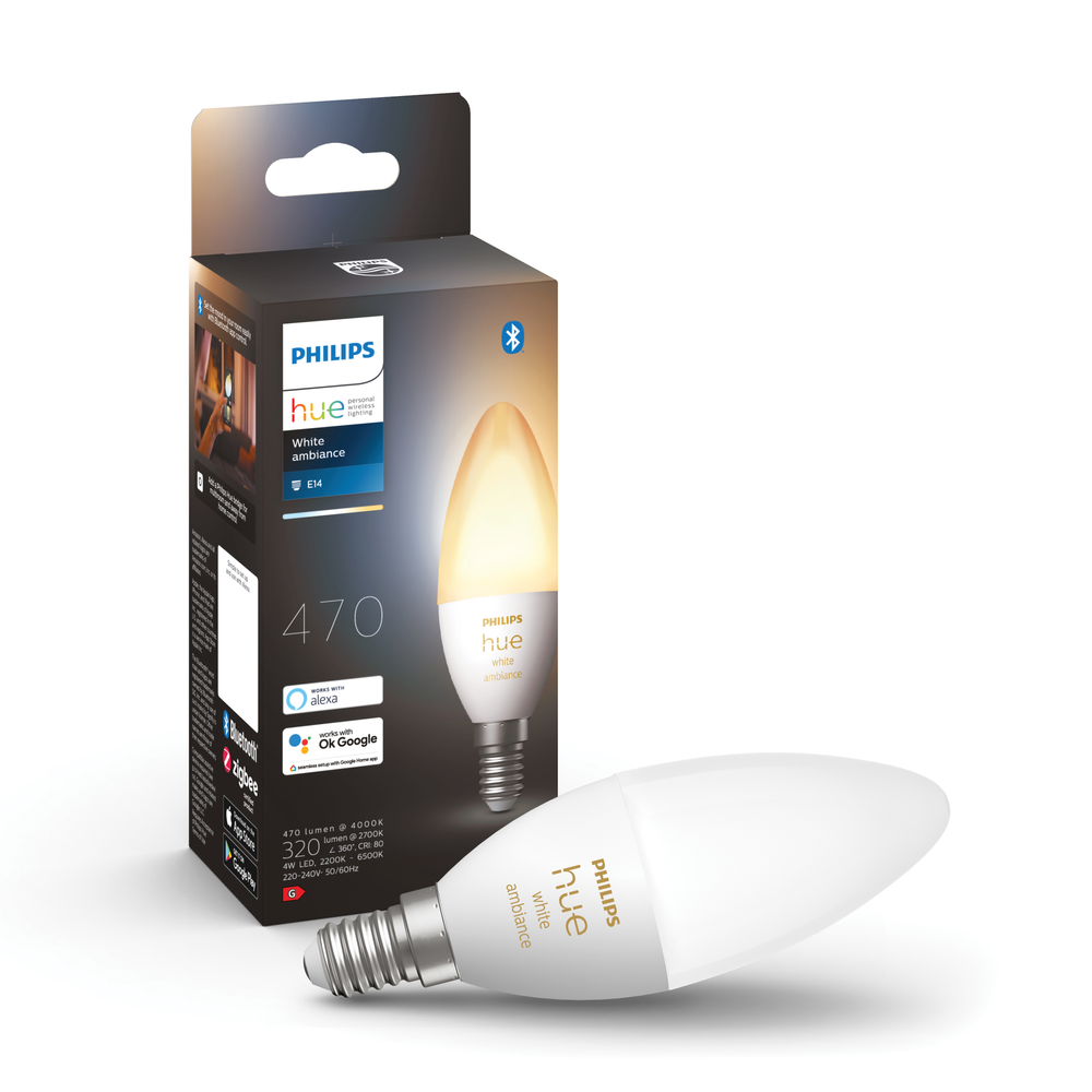 Philips HUE WHITE AMBIANCE 4W B39 E14 EU 1-PACK