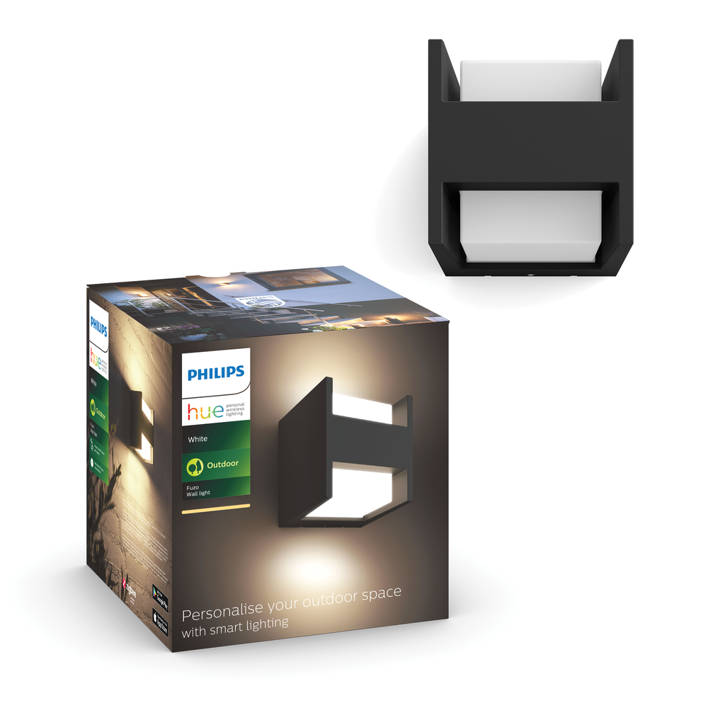 Philips FUZO HUE WHITE EU WALL LANTERN SQUARE D/I