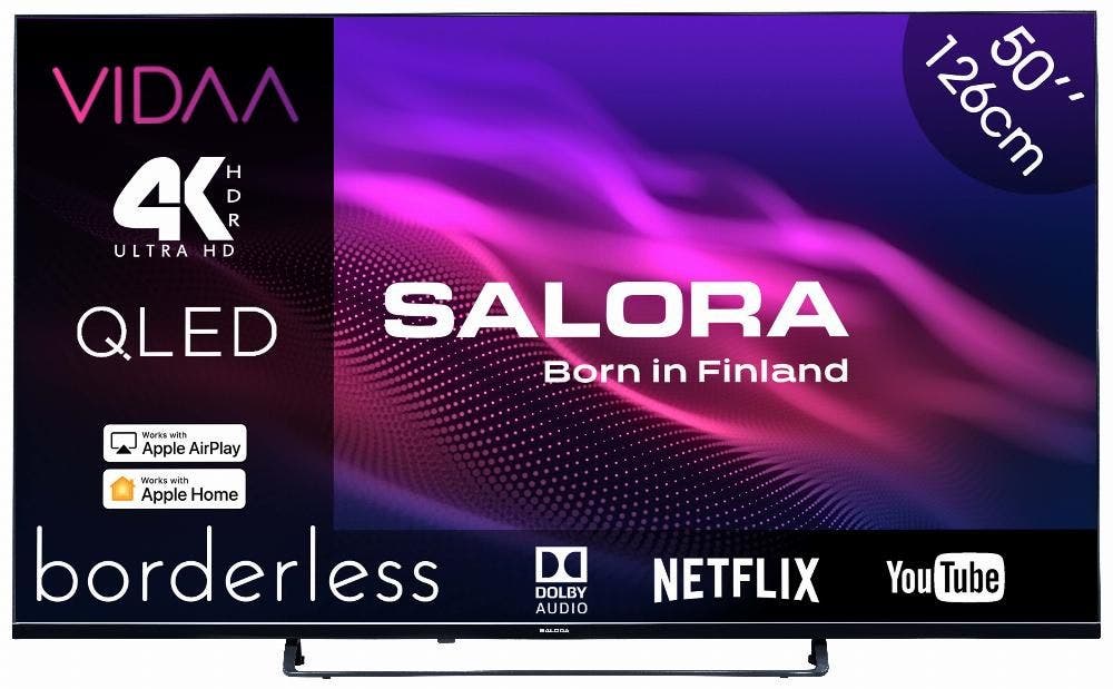 Salora 50 UHD QLED Vidaa Smart