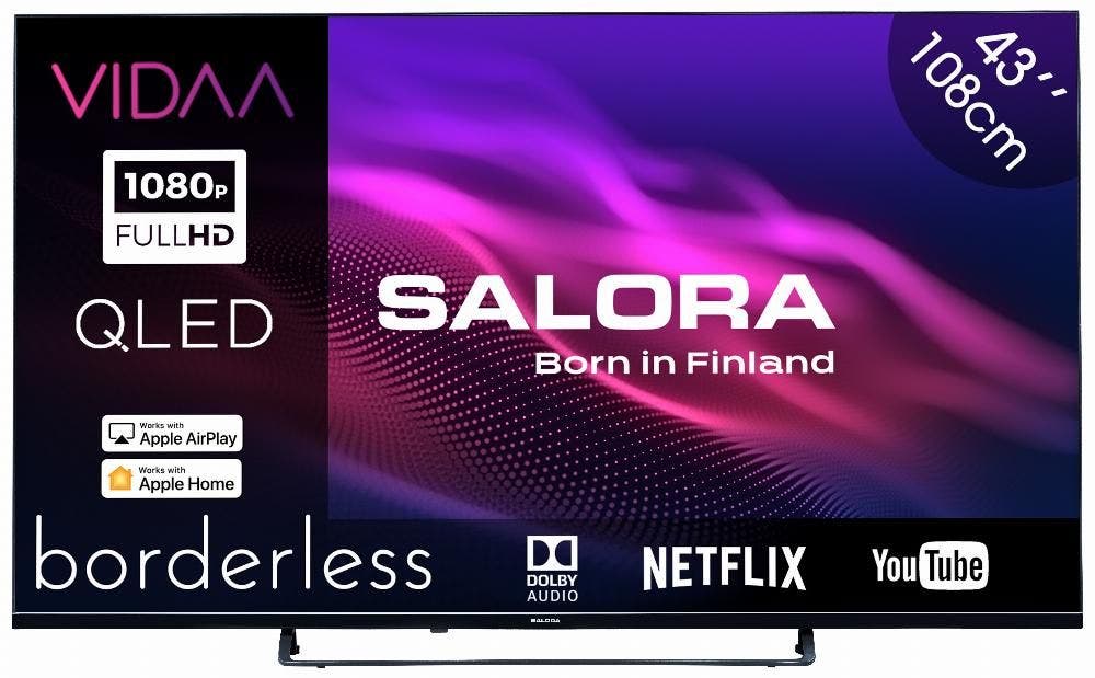 Salora 43 FHD QLED Vidaa Smart