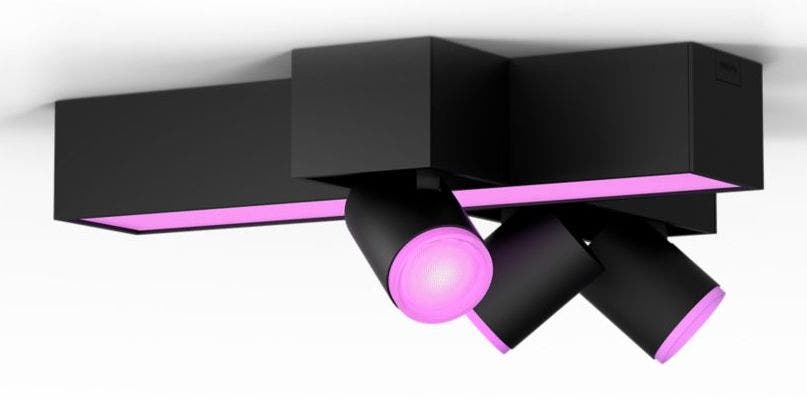 Philips Hue Centris - 3-spots kruisvormig - Zwart