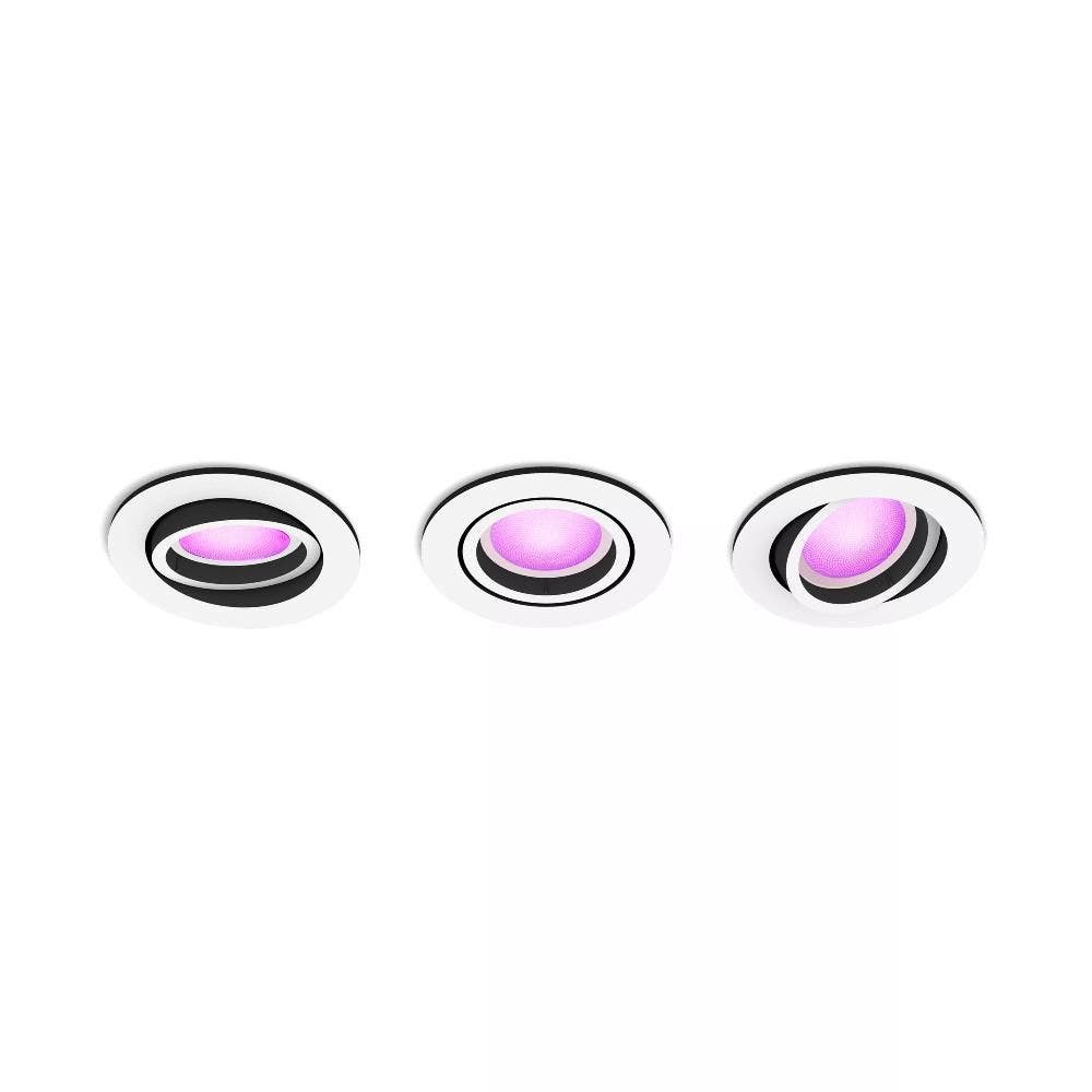 Philips Hue Centura Inbouwspot - Wit (3 pack)