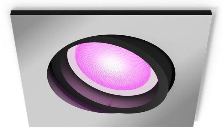 Philips Hue Centura Inbouwspot  Vierkant - Aluminium