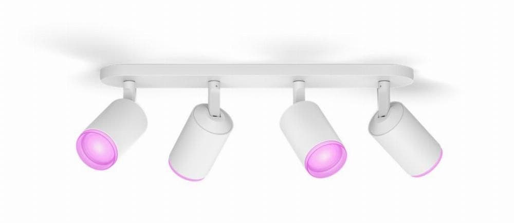 Philips Hue Fugato 4-lichts spotbalk - Wit