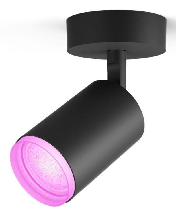 Philips Hue Fugato 1-lichts spotbalk - Zwart