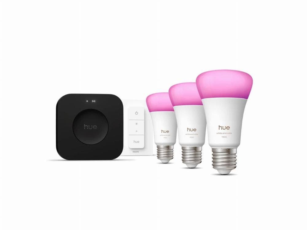 Philips Hue Bridge Pro E27 Starterkit met Dimmer Switch