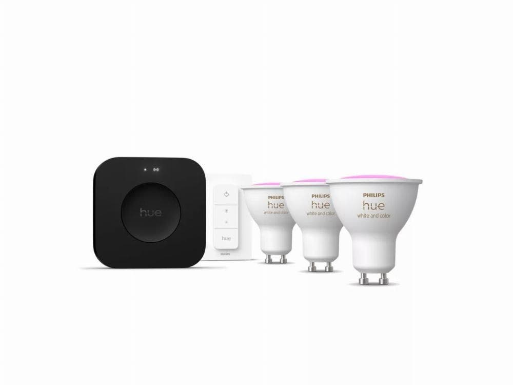 Philips Hue Bridge Pro GU10 Starterkit met Dimmer Switch