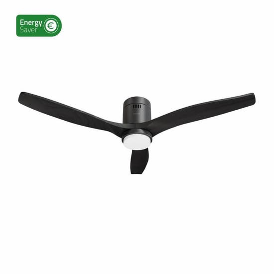 Hombli Slimme Plafondventilator met verlichting Zwart