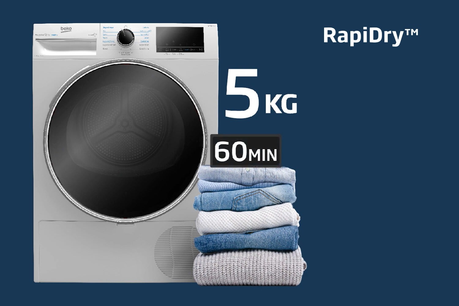Supersnelle Beko RapiDry drogers