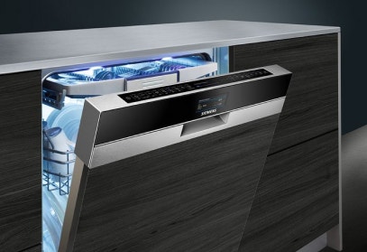 Half geïntegreerde vaatwasser Half geïntegreerde vaatwasser