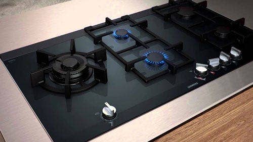 Inbouwkookplaat op gas Inbouwkookplaat op gas